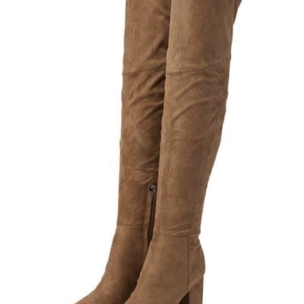Brand new Calvin Klein Women's Marriet Over-The-Knee Boots Taupe Sz 9 otk